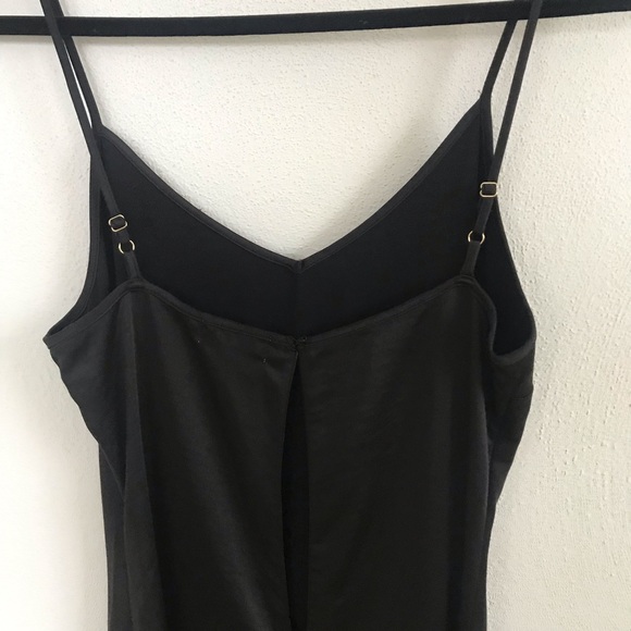 Black Silk Calvin Klein Midi Dress Gown Formal - Picture 5 of 5